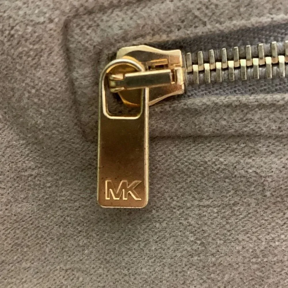 Michael Kors Soft Brushed Ankle Skinny Zipper Cargo Pants In Fawn Size 2